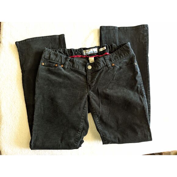 Old Navy Maternity corduroy black elastic waist stretch pants   Sz S - Picture 9 of 11